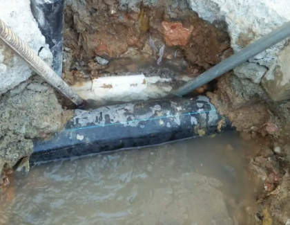 江南测漏水之水管漏水